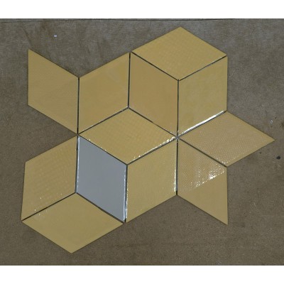 DTEX RUNNER 10 : YELLOW + CREAM & WHITE : SHEET SIZE 355 X 408 X 10MM