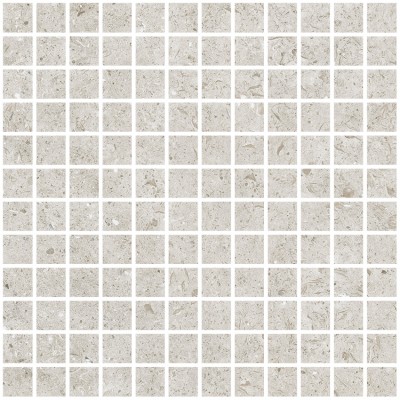 DLBF 02 BERA & BEREN FLR MOSAIC NAT LIGHT GREY 25 X 25 ON 300 X 300 SH