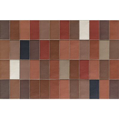 DMLB 04 LANE GLAZED POLY TERRACOTTA 79 X 160 X 8.5 MM