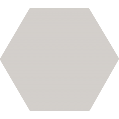 DQCW 04 CHEVRON WALL HEXAGON GLOSS LIGHT GREY 124 X 107 X 8.5 MM