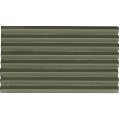 DROM 04 ROMBINI GLAZED TRIANGLE EXTRA SMALL UNI GREEN 180 X 315 X 16MM