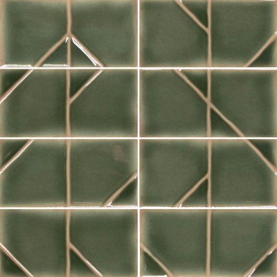 DWK 03 ORIGAMI GLOSS NOMINAL ORIGAMI DECORS MOSS 125 X 62 X 9