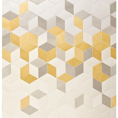 DTEX RUNNER 1 : WHITE + YELLOW & CREAM  : SHEET SIZE 355 X 408 X 10MM